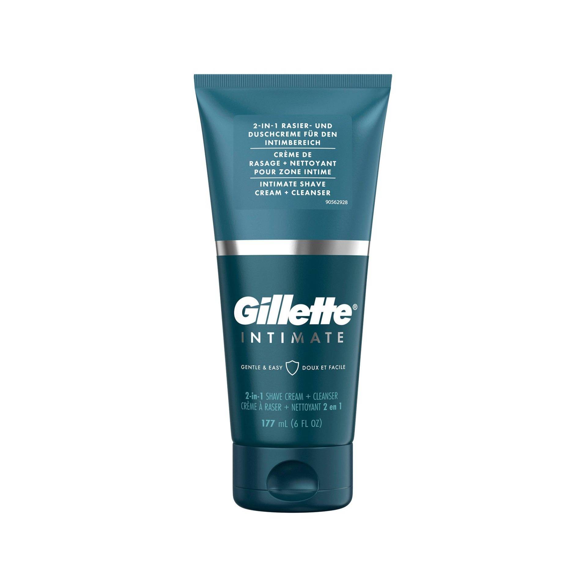 Intimate Reinigungs- Und Rasiercreme Für Den Intimbereich Unisex  177ML von Gillette
