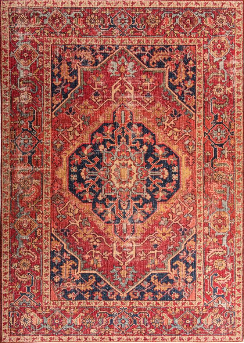 Gino Falcone Teppich »Cecilia 28623«, rechteckig, 3 mm Höhe, Flachgewebe, bedruckt, Orient-Optik von Gino Falcone