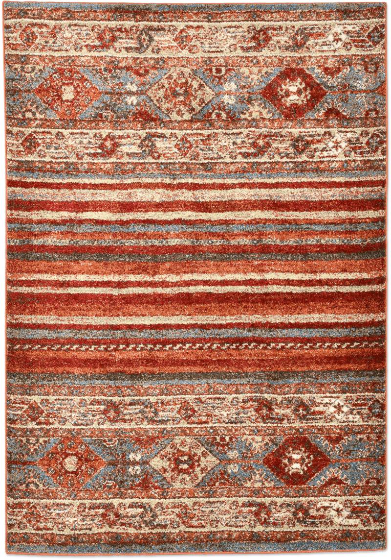 Gino Falcone Teppich »Felicia 26559«, rechteckig, 12 mm Höhe, Kurzflor, modernes Ethno-Design, weicher Flor von Gino Falcone