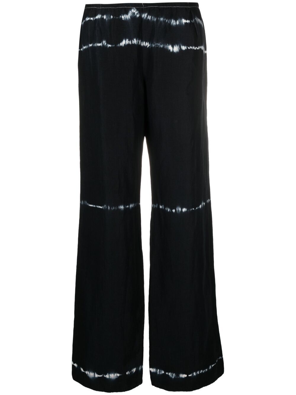 Giorgio Armani Pre-Owned 2000s tie-dye print wide-leg trousers - Blue von Giorgio Armani Pre-Owned