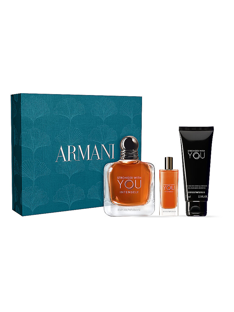 GIORGIO ARMANI Geschenkset - Stronger With You Eau de Parfum Intensely Set 100ml / 15ml / 75ml von Giorgio Armani