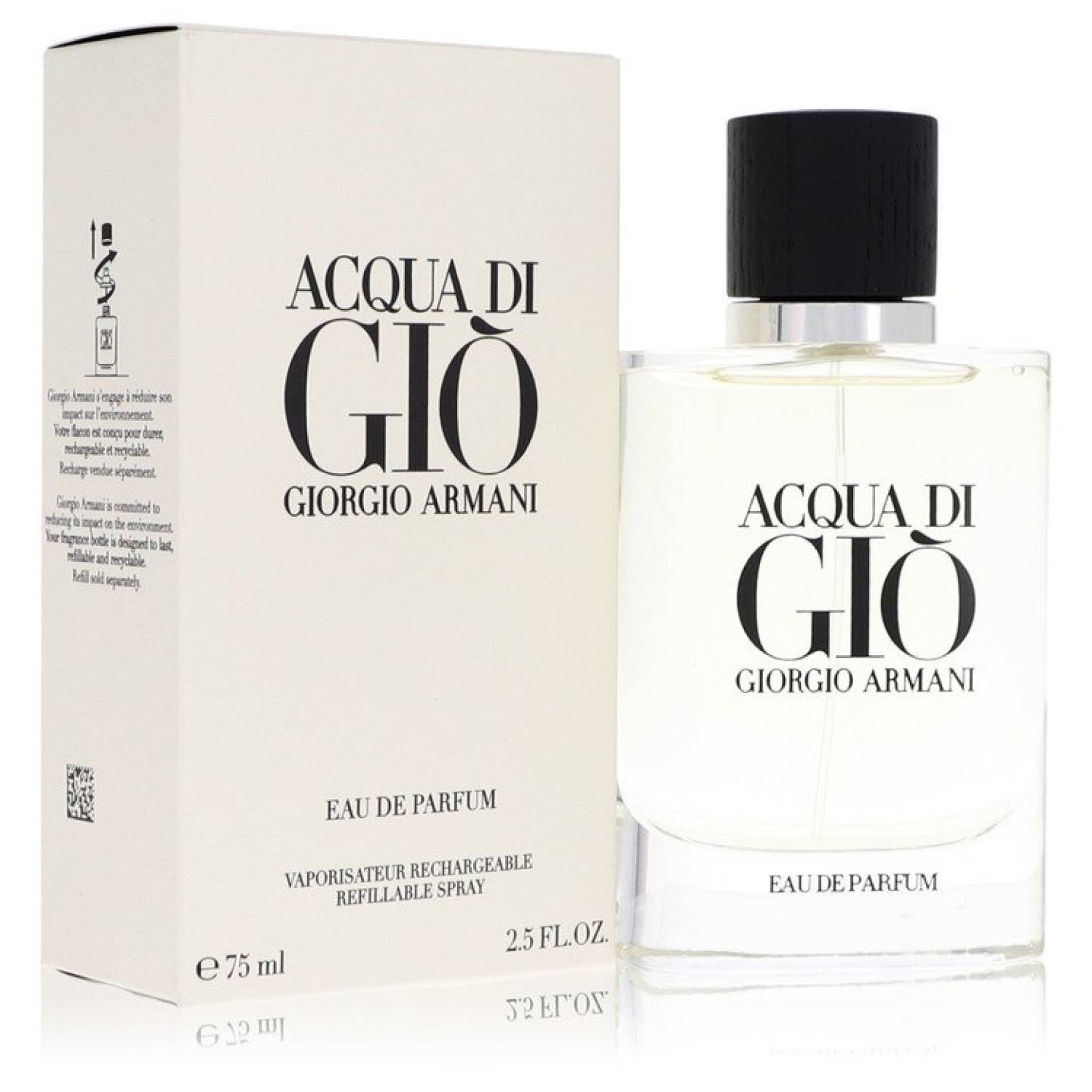 Giorgio Armani Acqua Di Gio Eau De Parfum Refillable Spray 74 ml von Giorgio Armani