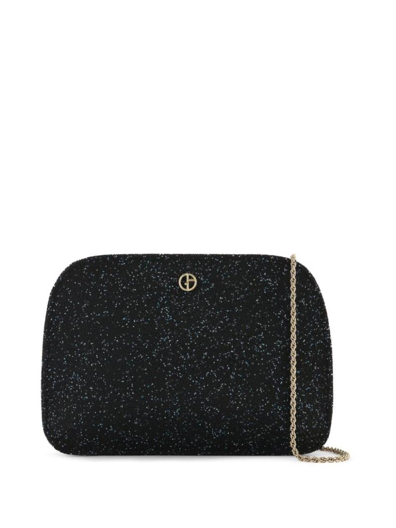 Giorgio Armani La Prima crystal-embellished clutch bag - Blue von Giorgio Armani