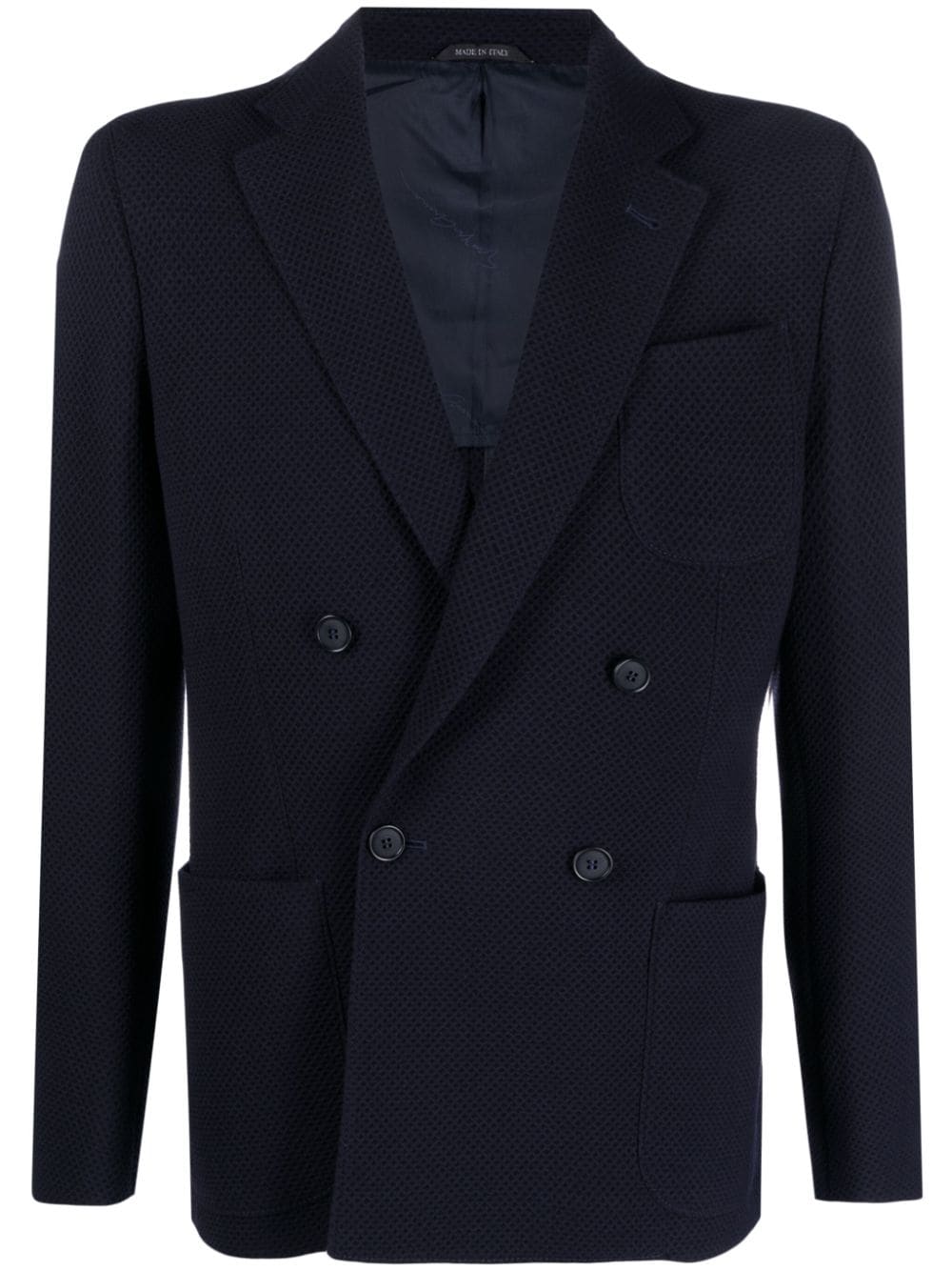 Giorgio Armani Upton double-breasted blazer - Blue von Giorgio Armani