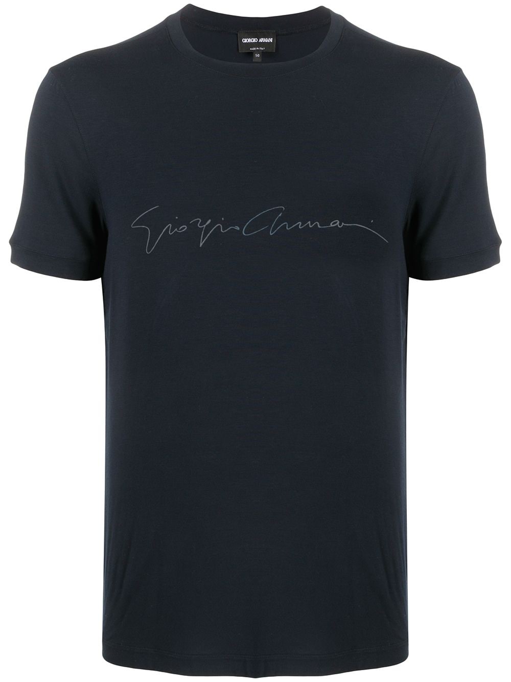 Giorgio Armani branded T-shirt - Blue von Giorgio Armani