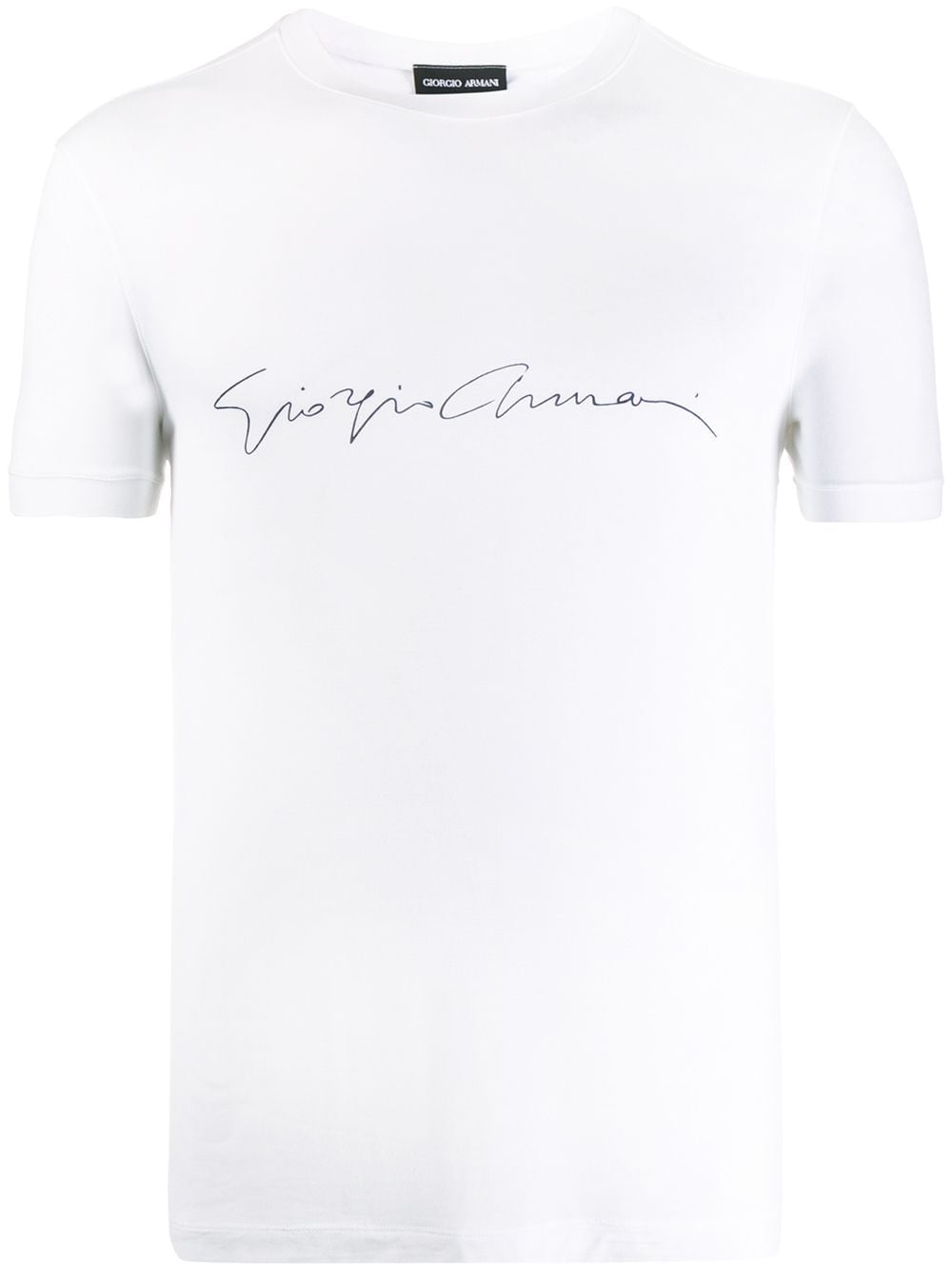 Giorgio Armani branded T-shirt - White von Giorgio Armani