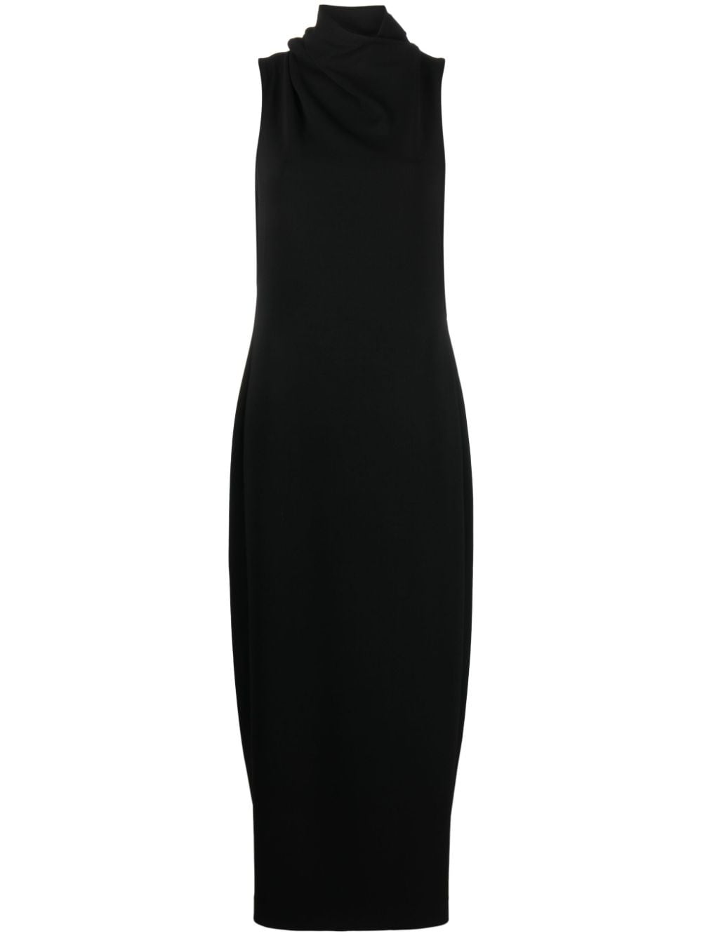 Giorgio Armani cowl-neck sleeveless maxi dress - Black von Giorgio Armani