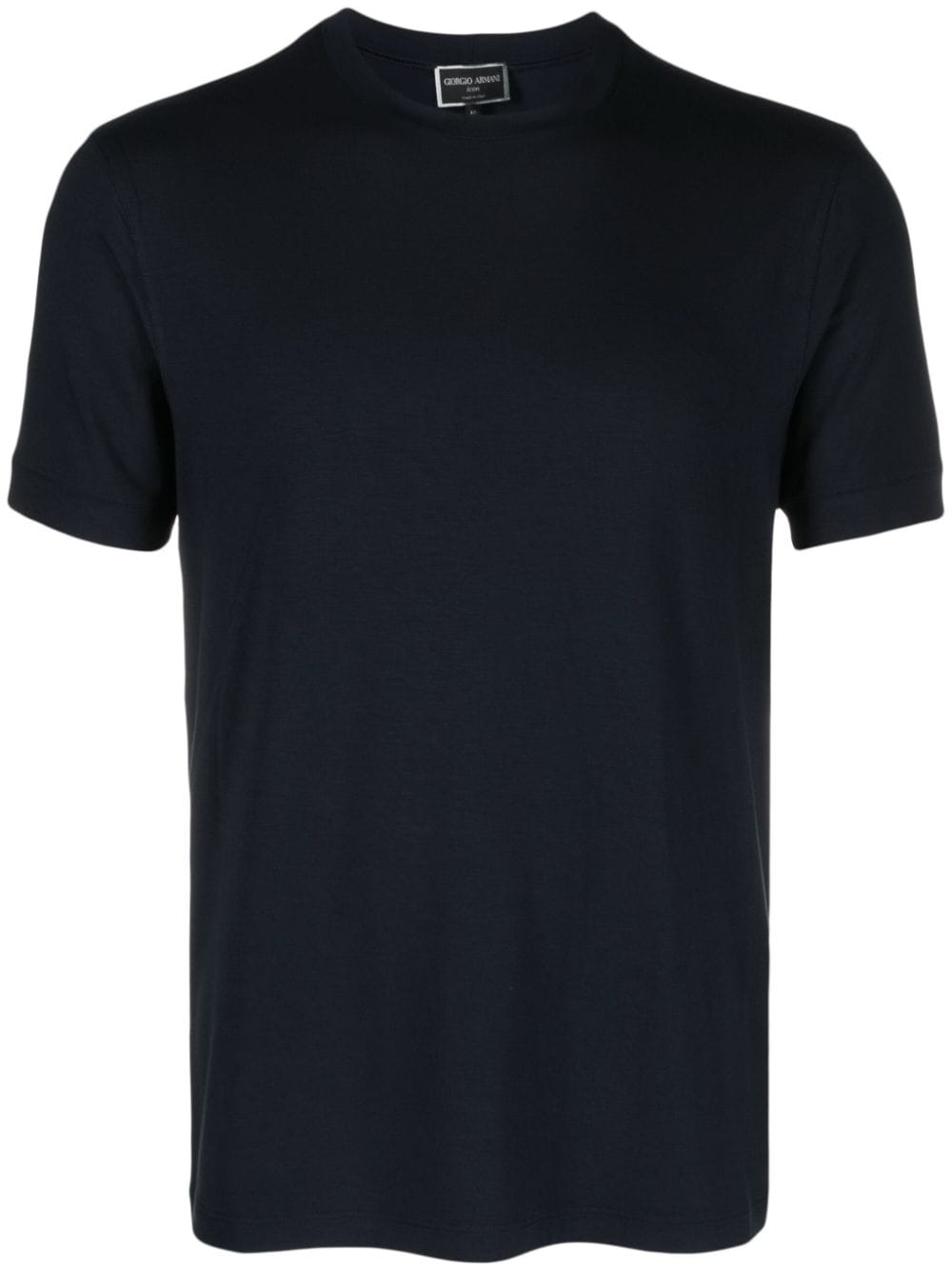 Giorgio Armani crew-neck jersey T-shirt - Blue von Giorgio Armani