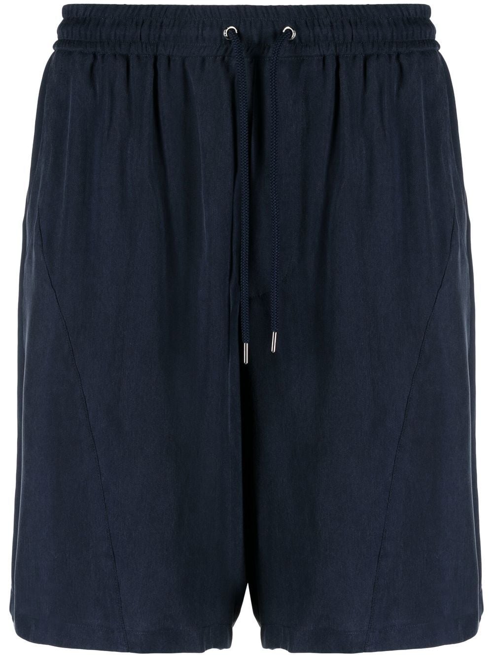 Giorgio Armani drawstring cotton Bermuda shorts - Blue von Giorgio Armani