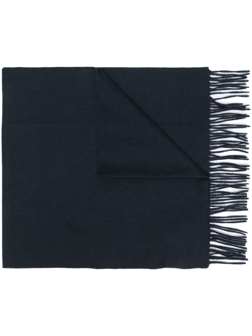 Giorgio Armani felted cashmere scarf - Blue von Giorgio Armani