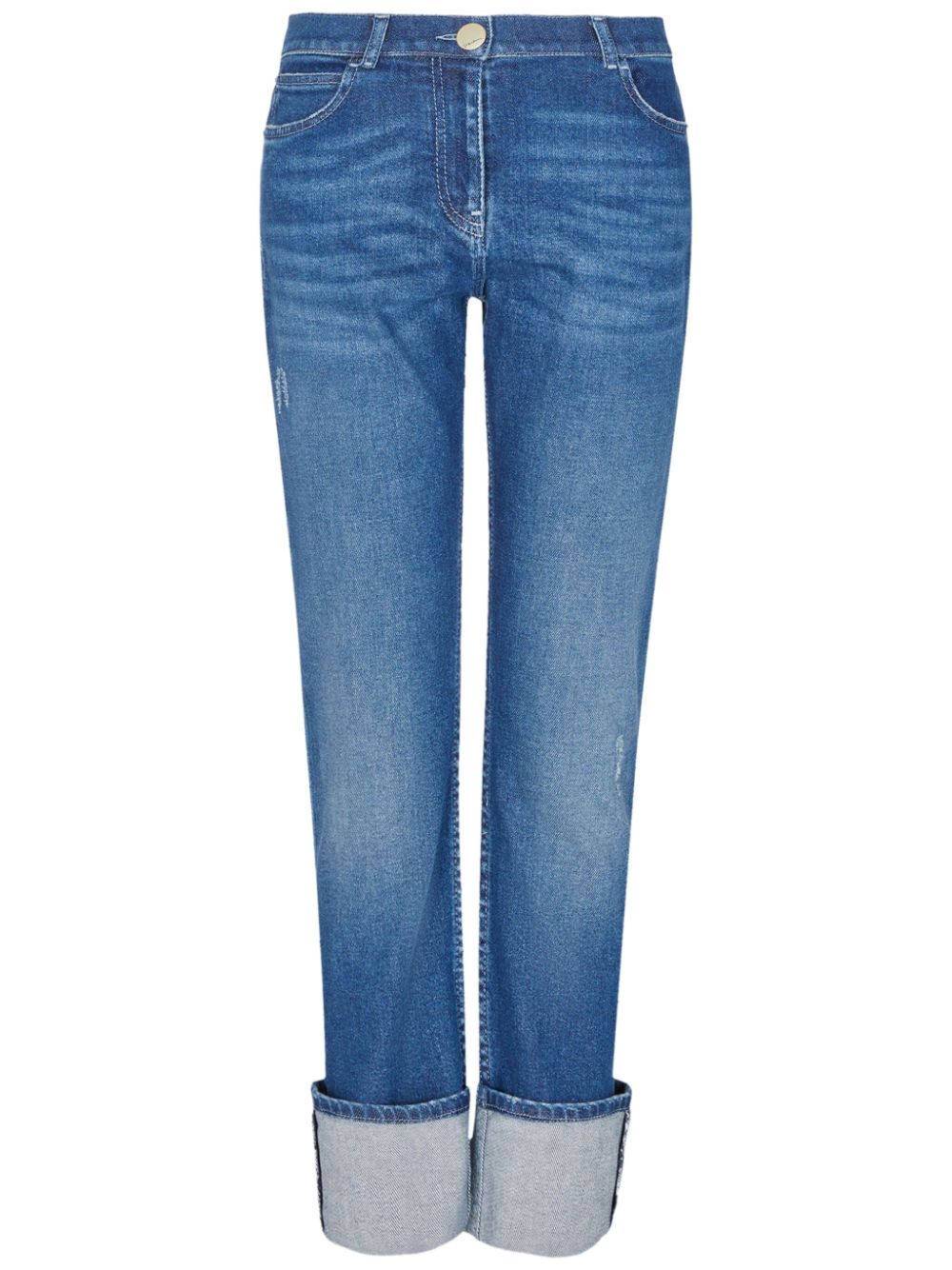 Giorgio Armani mid-rise straight-leg jeans - Blue von Giorgio Armani