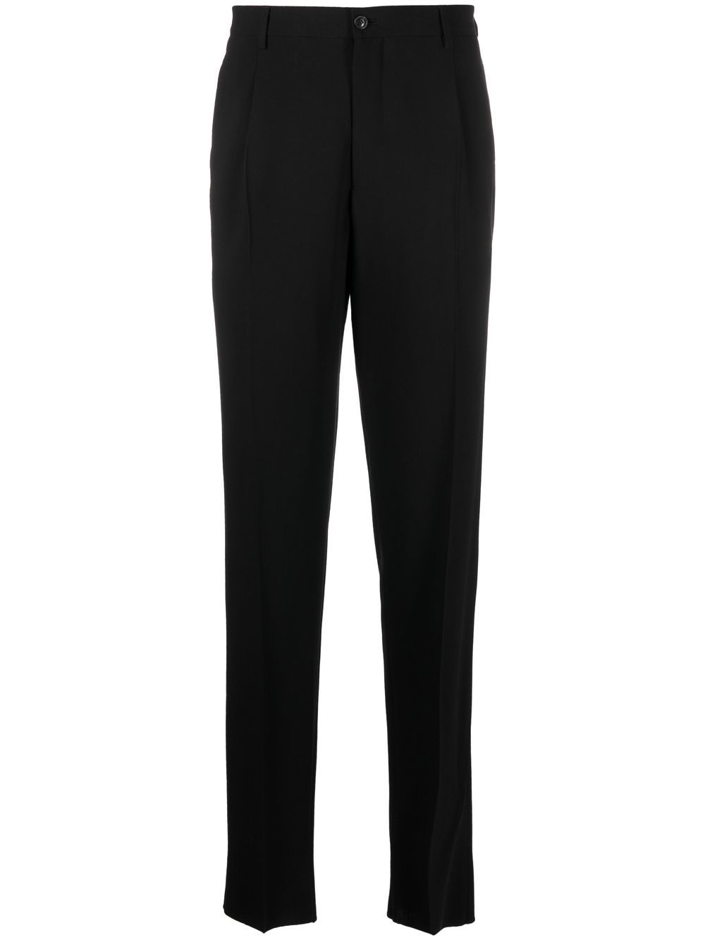 Giorgio Armani pleat-detail tailored trousers - Black von Giorgio Armani