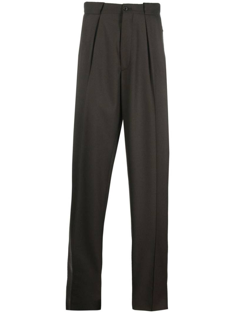 Giorgio Armani pleated tailored trousers - Green von Giorgio Armani