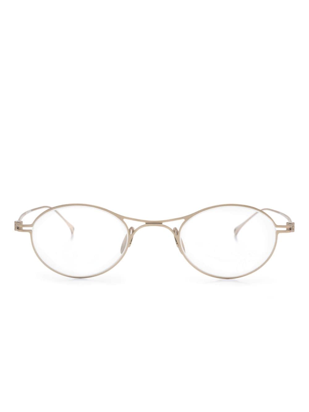 Giorgio Armani round-frame glasses - Gold von Giorgio Armani