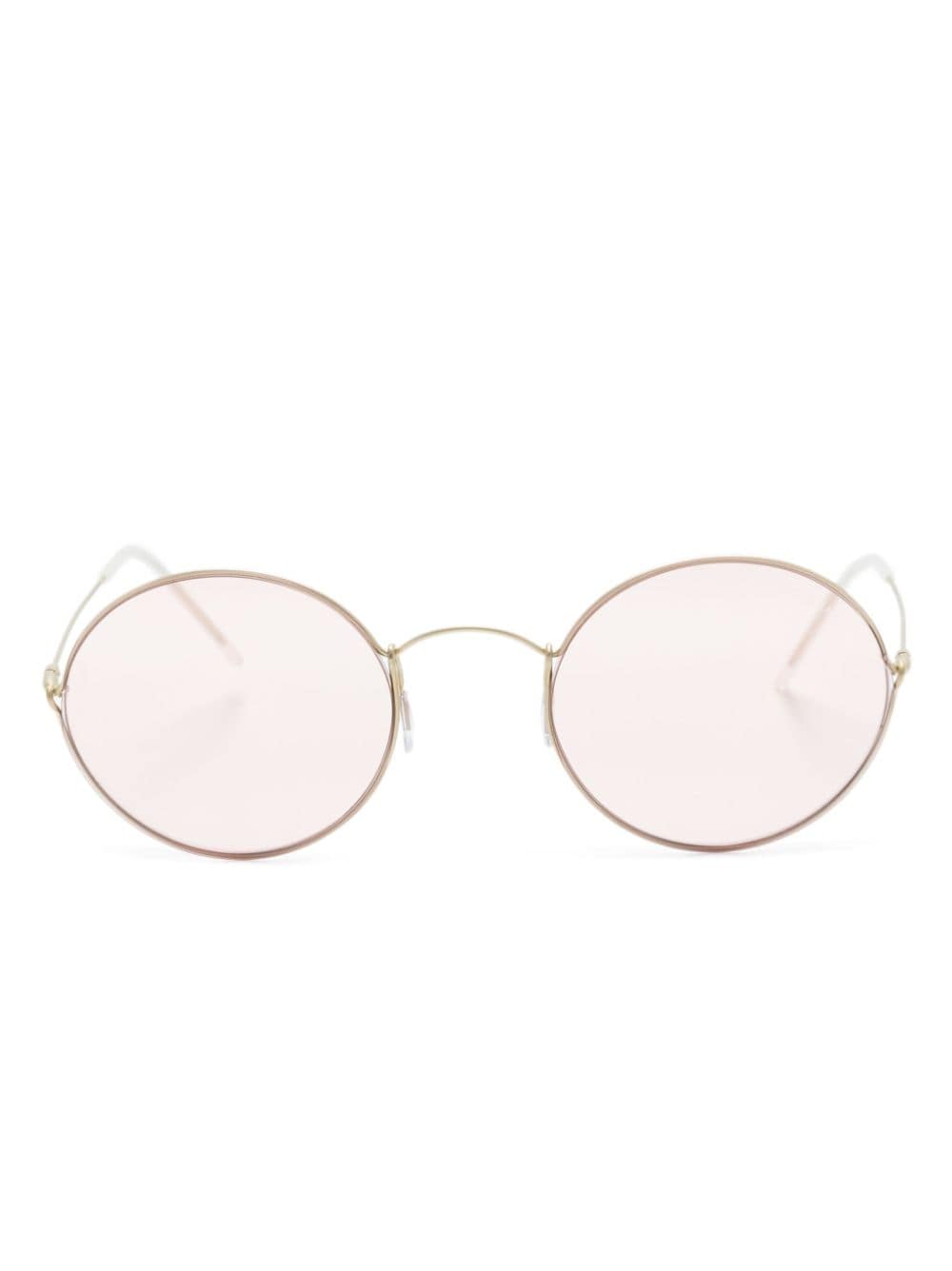 Giorgio Armani round-frame tinted sunglasses - Gold von Giorgio Armani