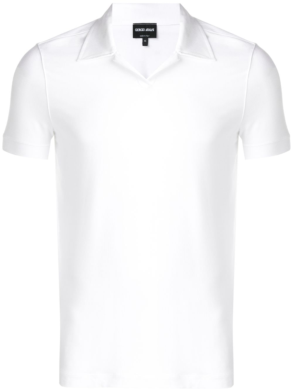 Giorgio Armani short-sleeve polo top - White von Giorgio Armani