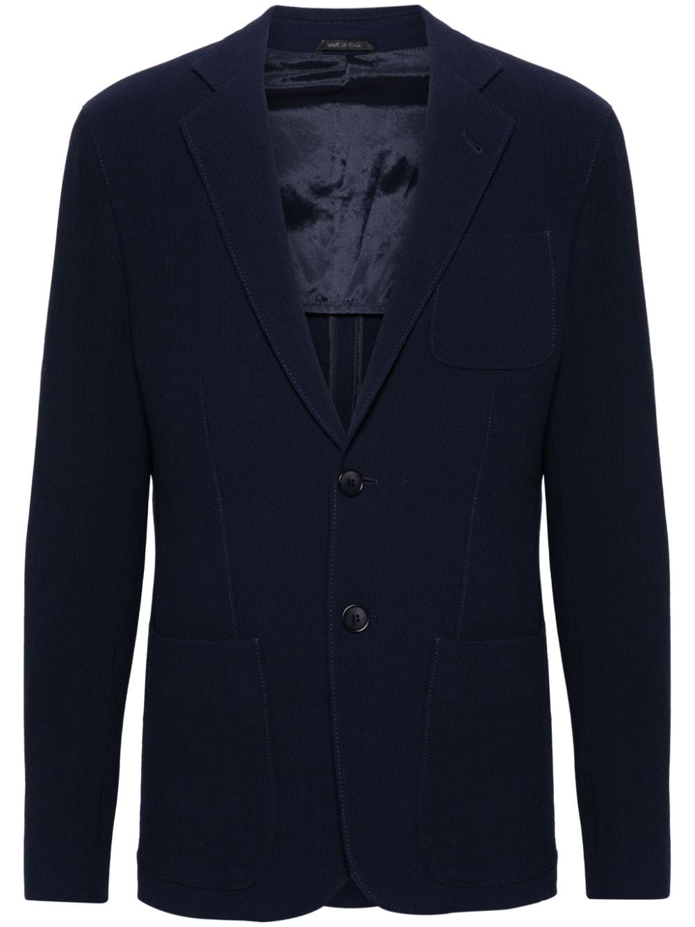 Giorgio Armani single-breasted blazer - Blue von Giorgio Armani