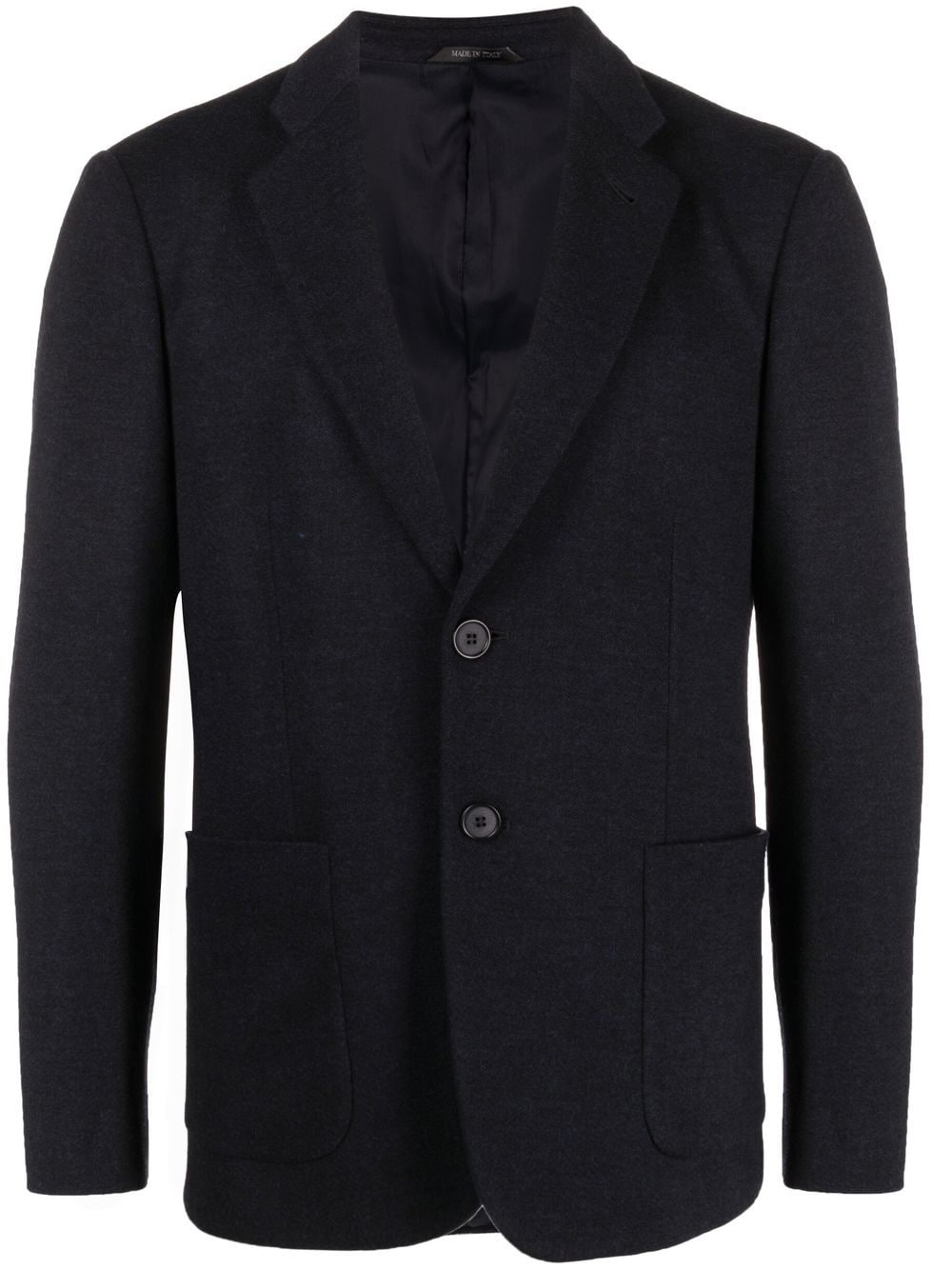 Giorgio Armani single-breasted tailored blazer - Blue von Giorgio Armani