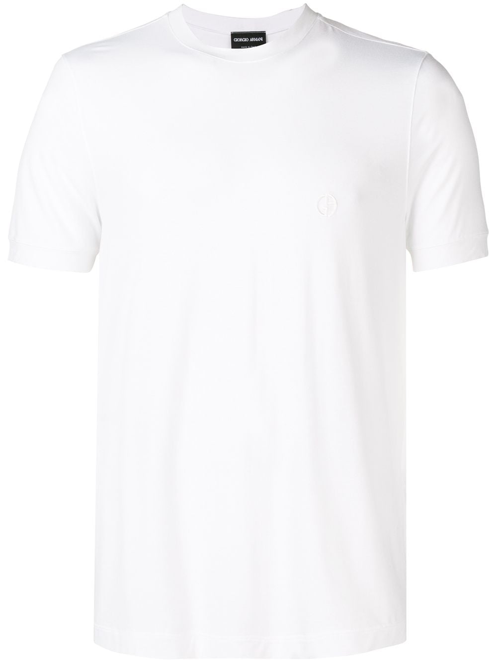 Giorgio Armani slim fit T-shirt - White von Giorgio Armani