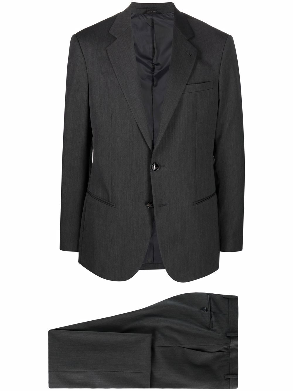 Giorgio Armani slim-fit wool two-piece suit - Grey von Giorgio Armani