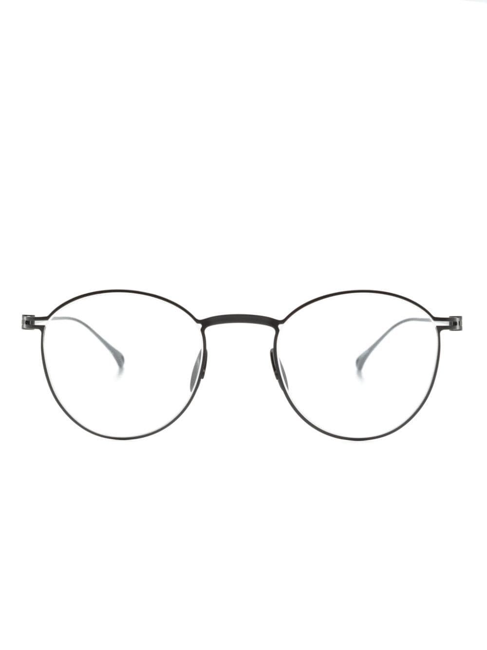 Giorgio Armani x Yuichi Toyama round-frame glasses - Black von Giorgio Armani