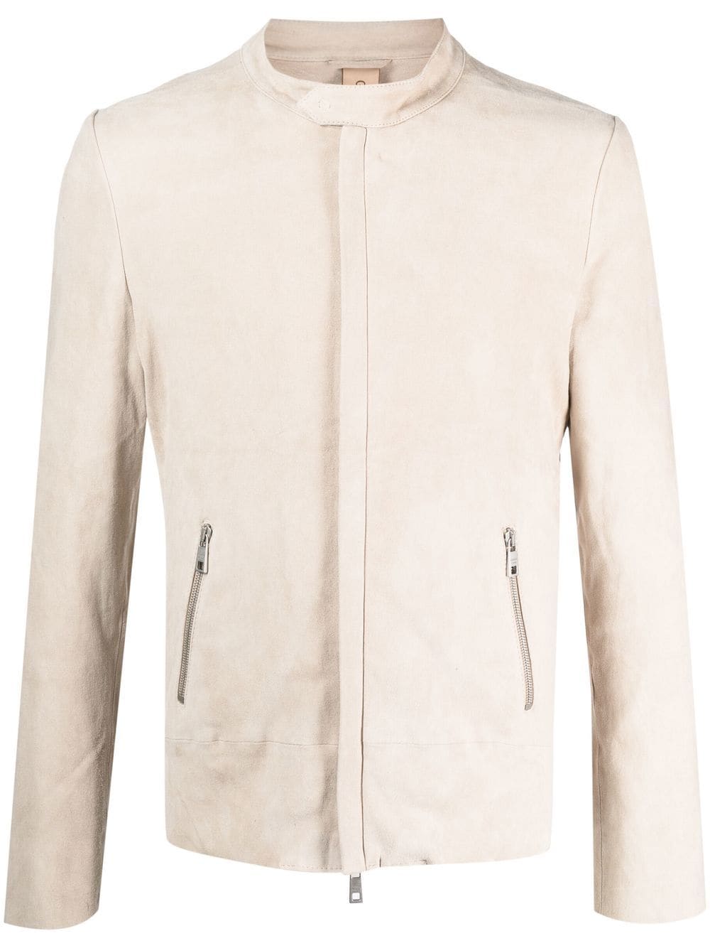 Giorgio Brato zip-up leather jacket - Neutrals von Giorgio Brato