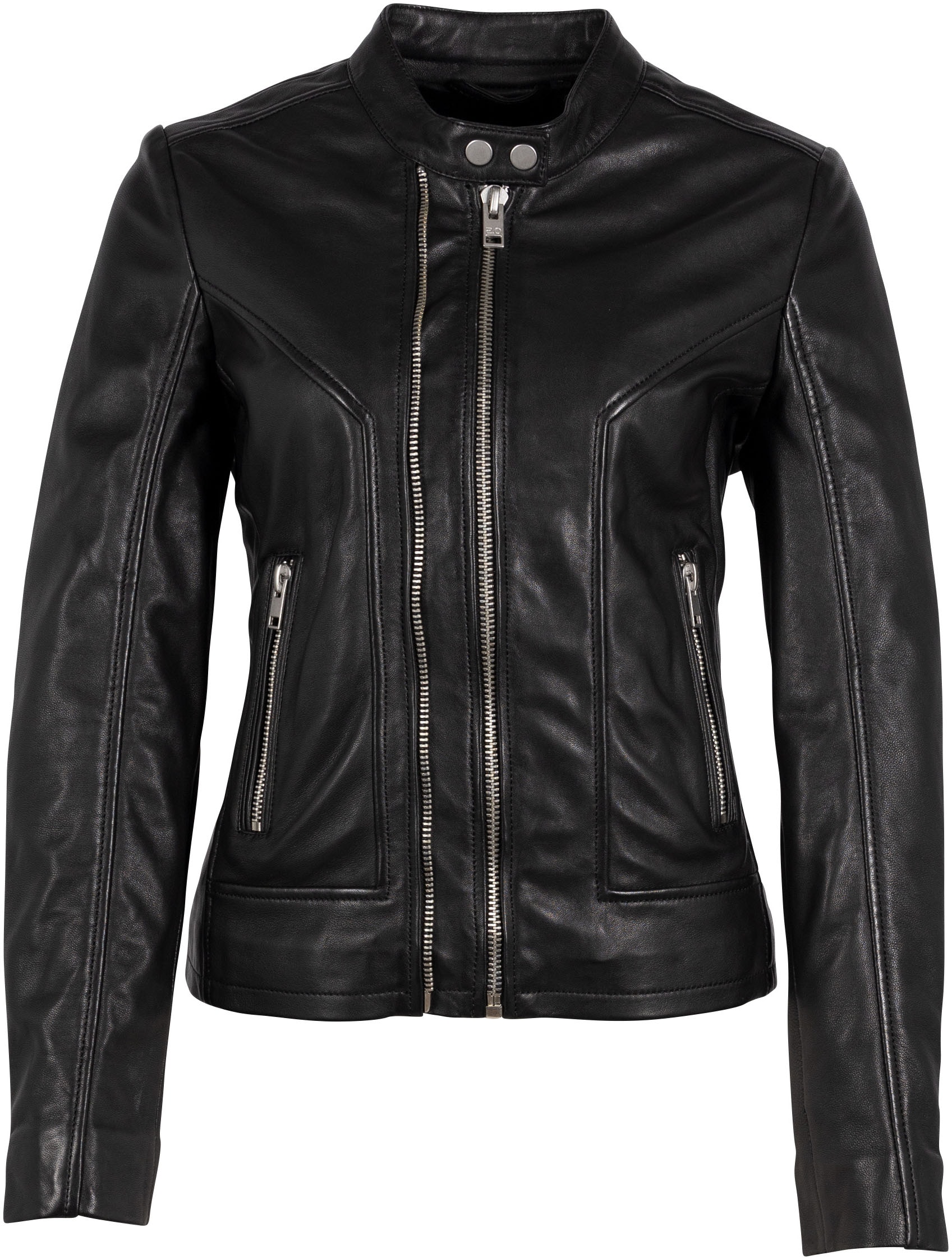 Mauritius Lederjacke »G2WWeda SF«, mit Reissverschluss, Zierreissverschluss, Stehkragen Mauritius Lederjacke »G2WWeda SF«, mit Reissverschluss, Zierreissverschluss, Stehkragen von Mauritius