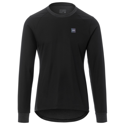 Giro M Roust LS Wind Jersey - schwarz (grosse: M) von Giro