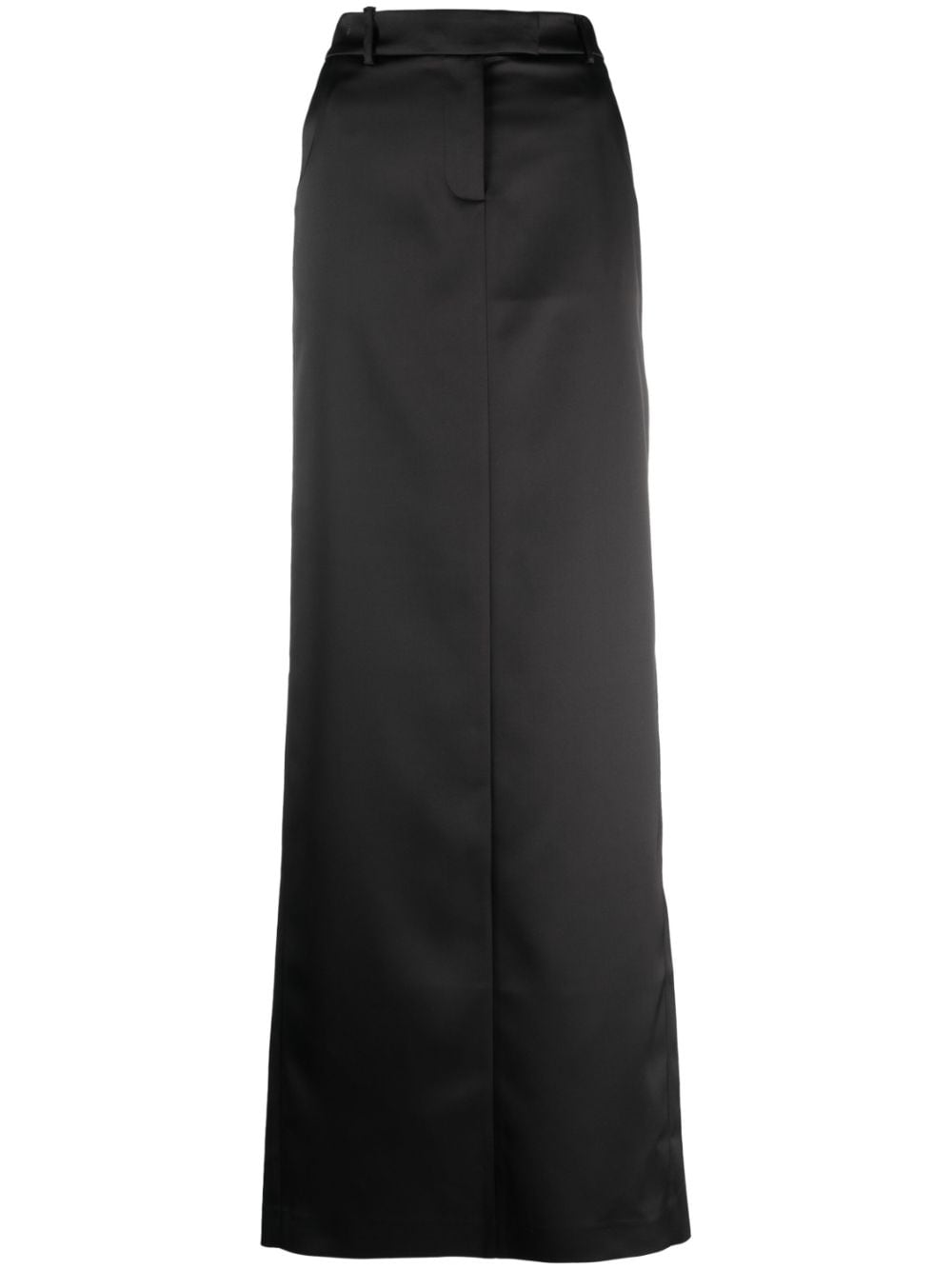 Giuseppe Di Morabito mid-rise satin-finish maxi skirt - Black von Giuseppe Di Morabito