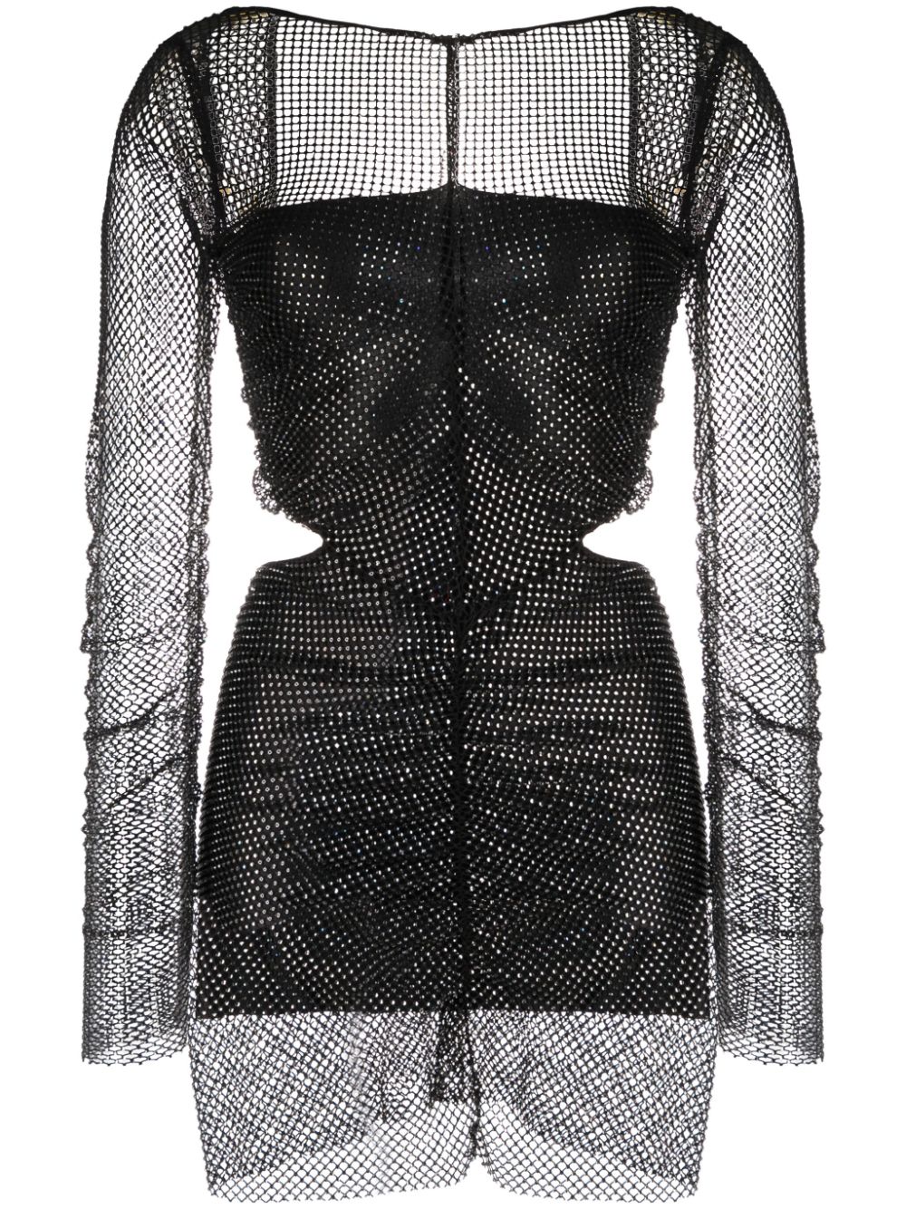 Giuseppe Di Morabito rhinestone-embellished cut-out minidress - Black von Giuseppe Di Morabito