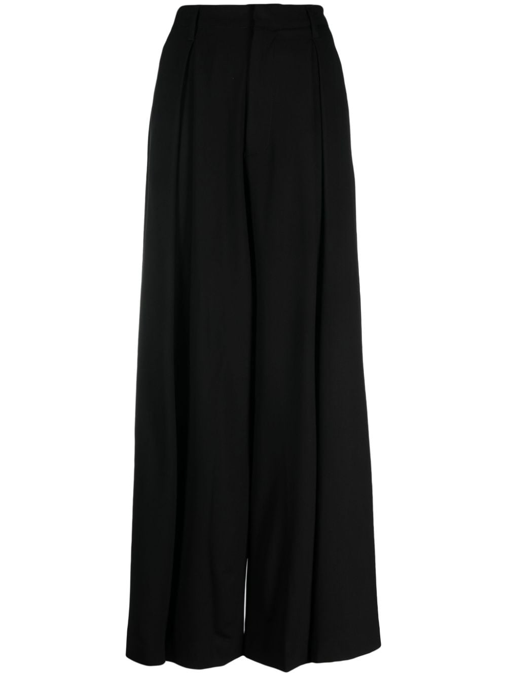 Giuseppe Di Morabito wide-leg pleated trousers - Black von Giuseppe Di Morabito