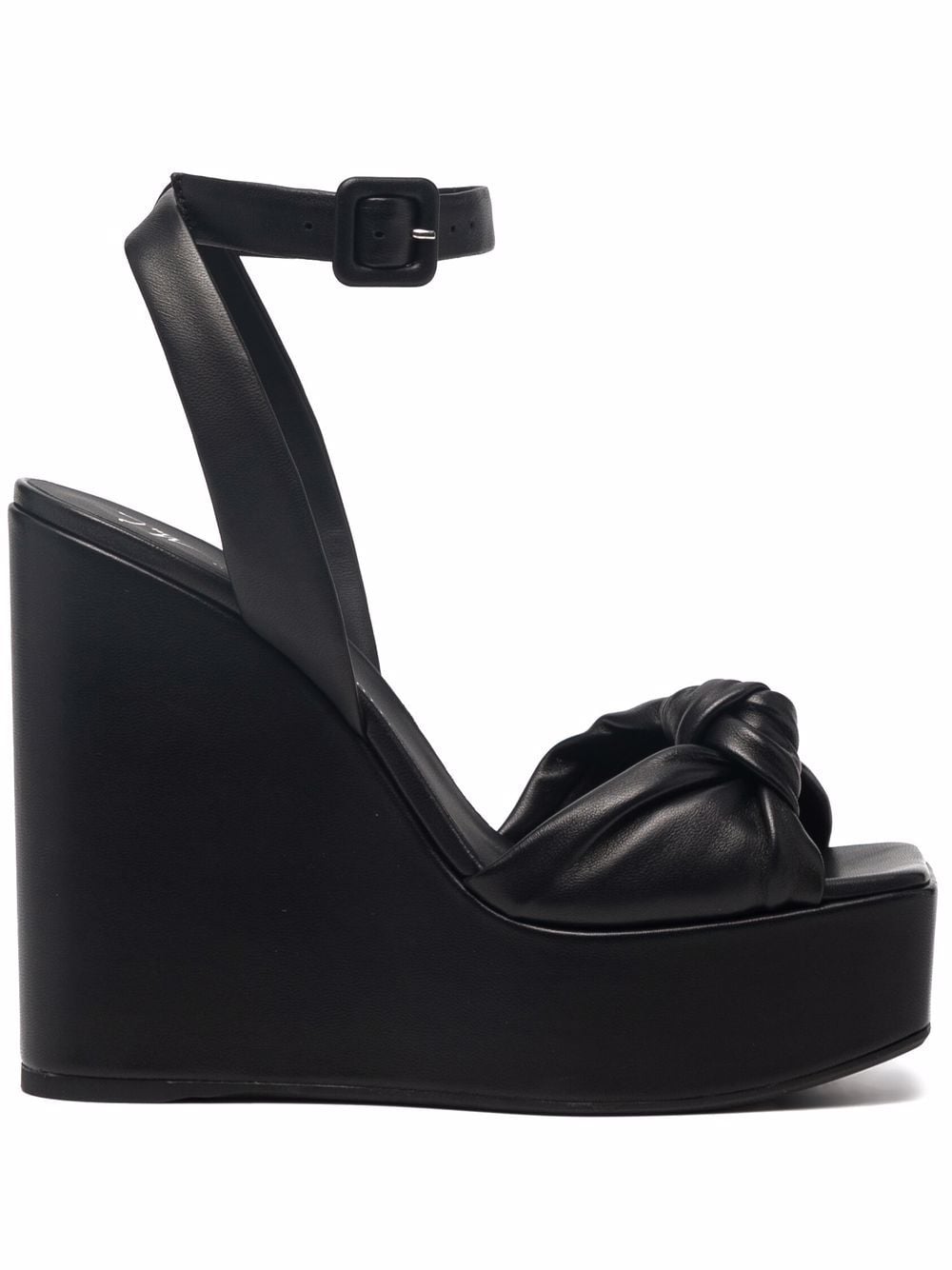 Giuseppe Zanotti 130mm platform leather sandals - Black von Giuseppe Zanotti