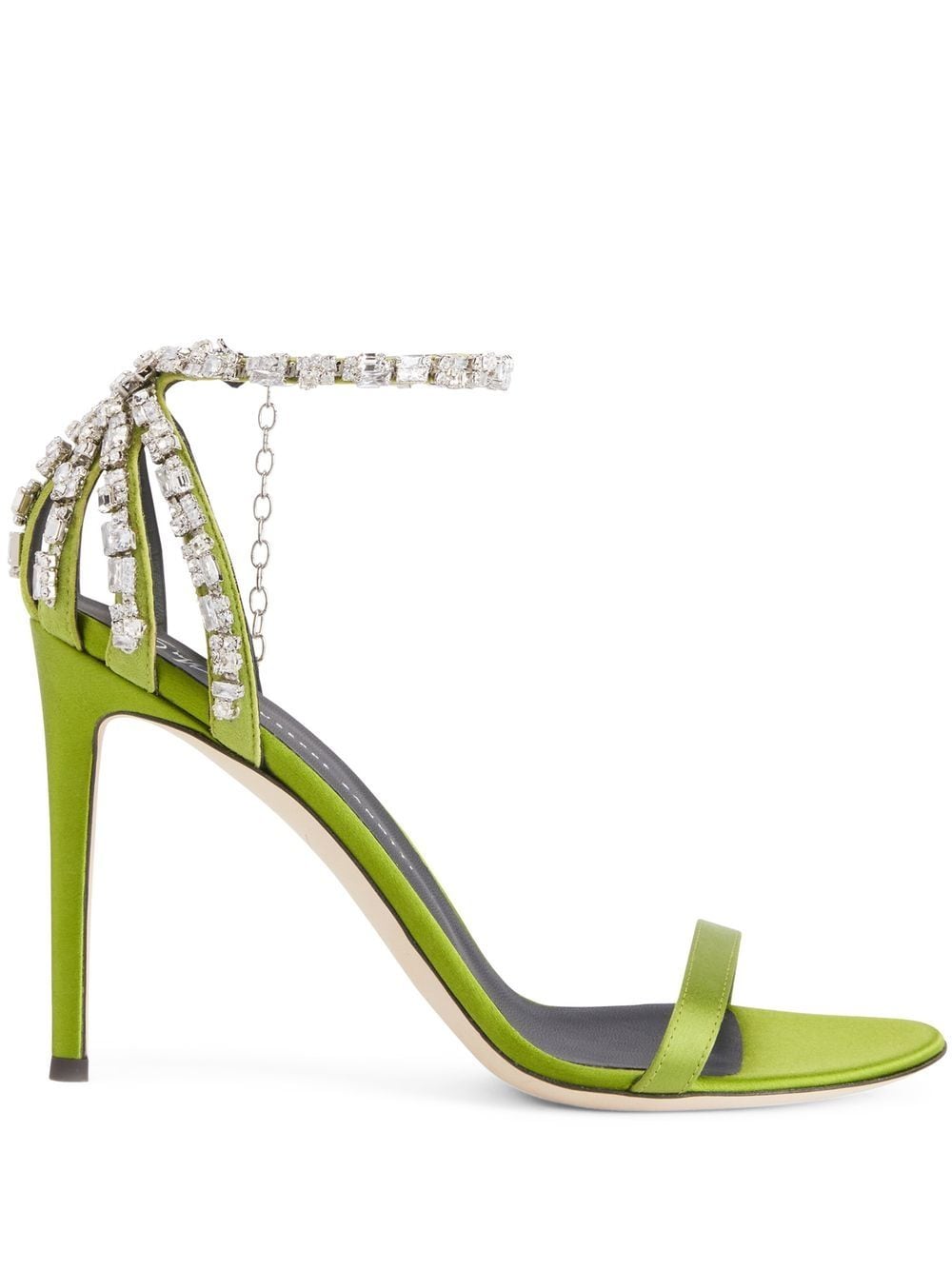 Giuseppe Zanotti Adele crystal 105mm sandals - Green von Giuseppe Zanotti