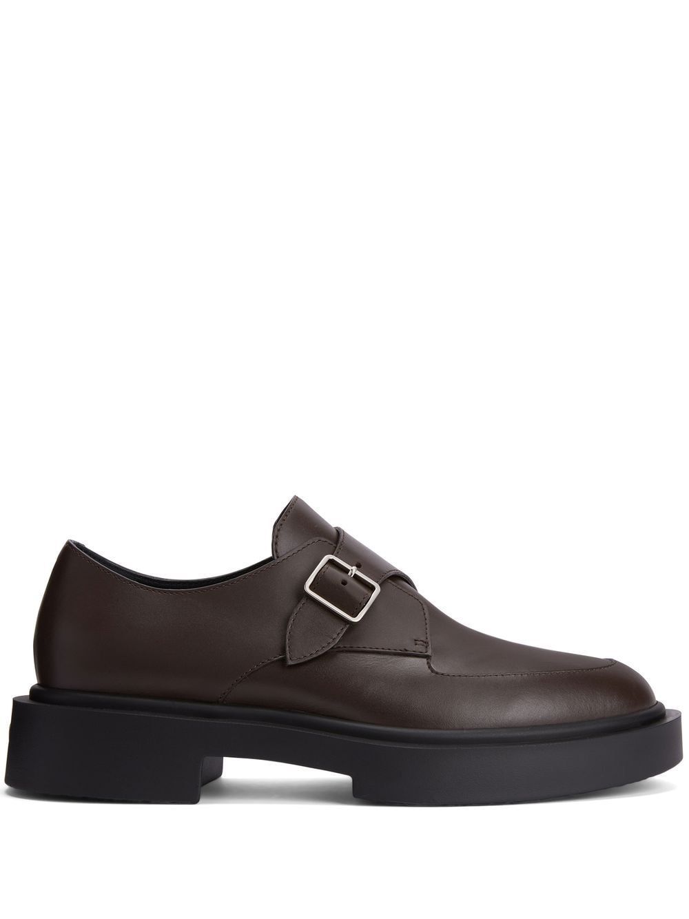 Giuseppe Zanotti Adric leather monk shoes - Brown von Giuseppe Zanotti