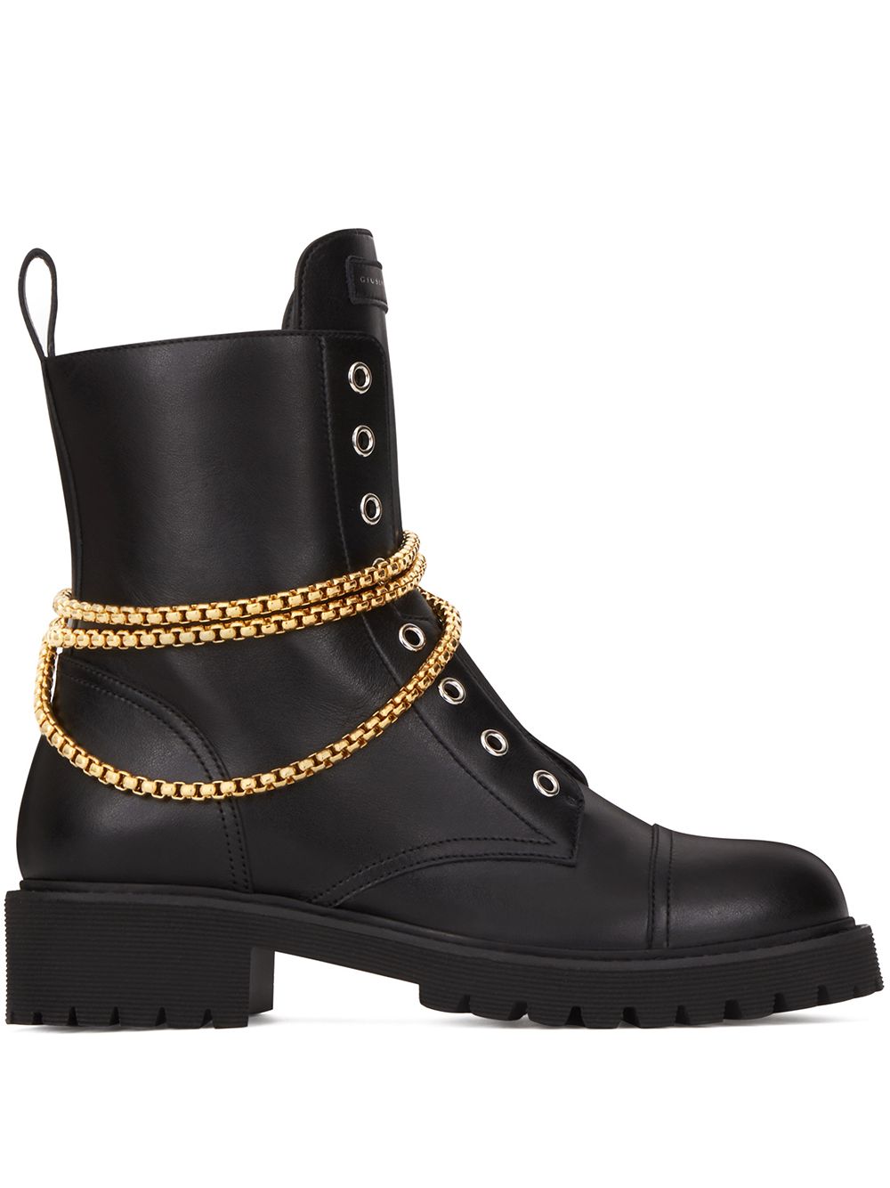 Giuseppe Zanotti Alexa chain-detail boots - Black von Giuseppe Zanotti