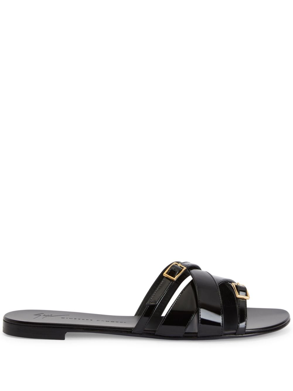 Giuseppe Zanotti Alhima leather sandals - Black von Giuseppe Zanotti