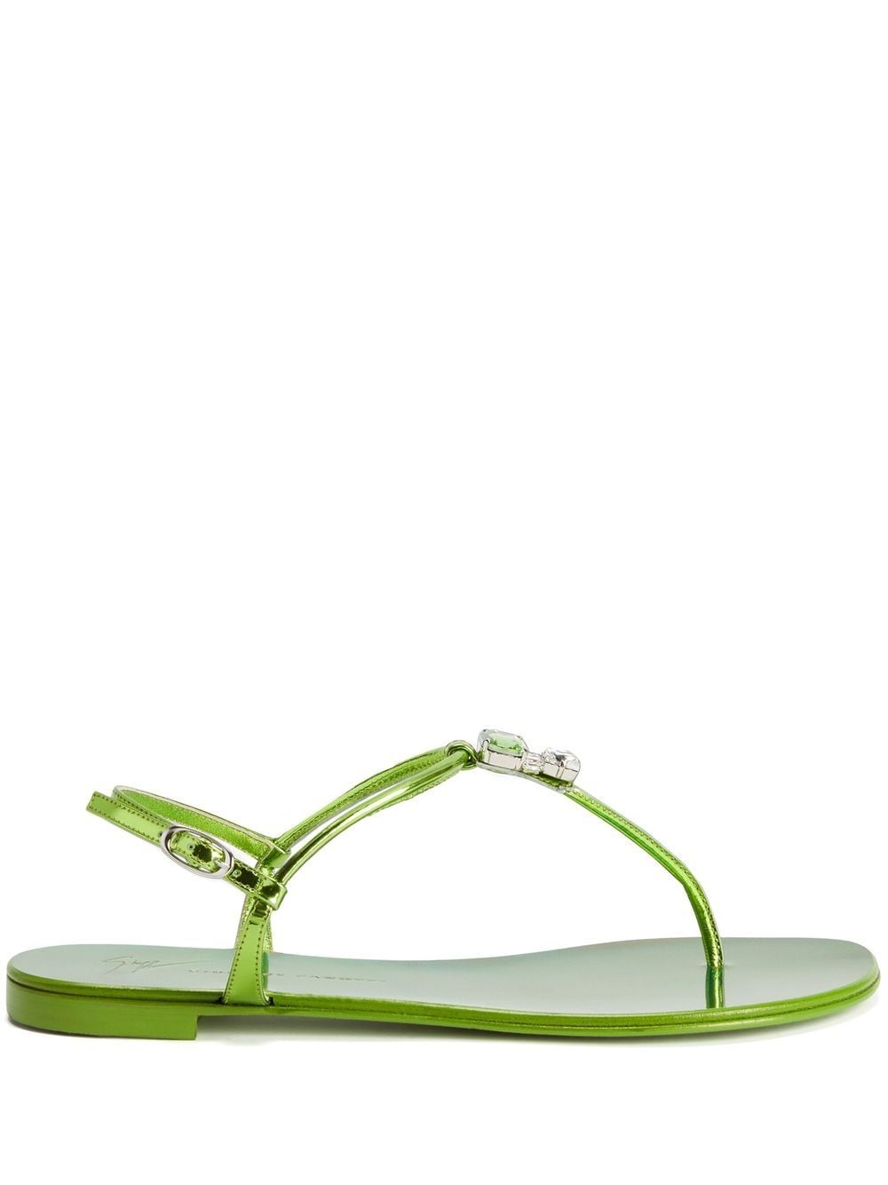 Giuseppe Zanotti Alphonsine thong sandals - Green von Giuseppe Zanotti