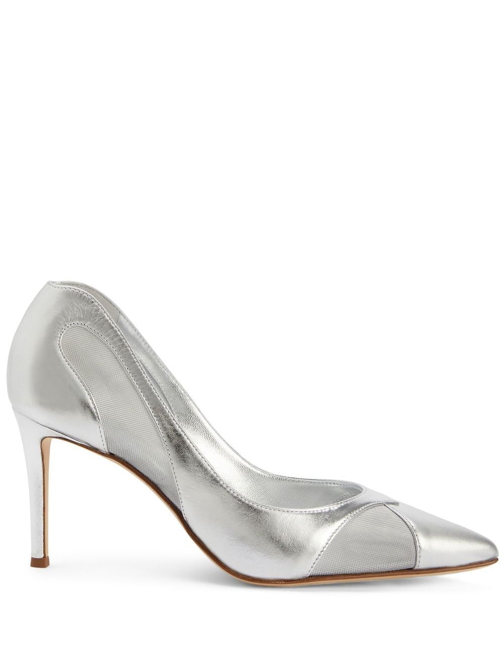 Giuseppe Zanotti Anna metallic pointed toe pumps - Silver von Giuseppe Zanotti