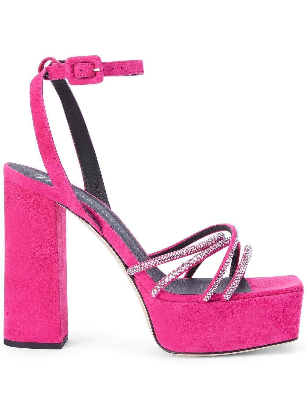 Giuseppe Zanotti Arhama embellished platform sandals - Pink von Giuseppe Zanotti