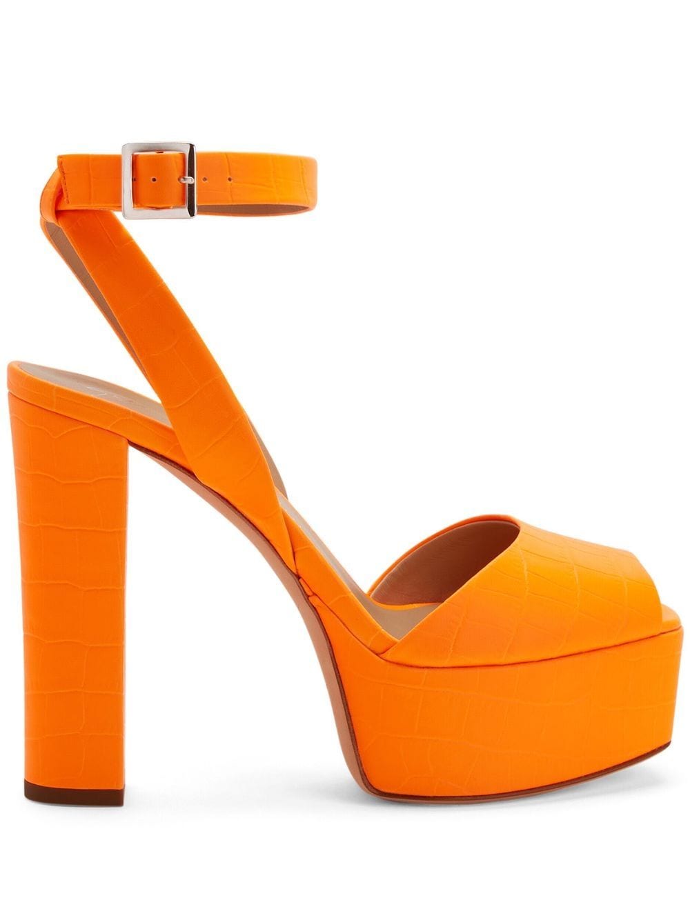 Giuseppe Zanotti Betty 120mm platform sandals - Orange von Giuseppe Zanotti