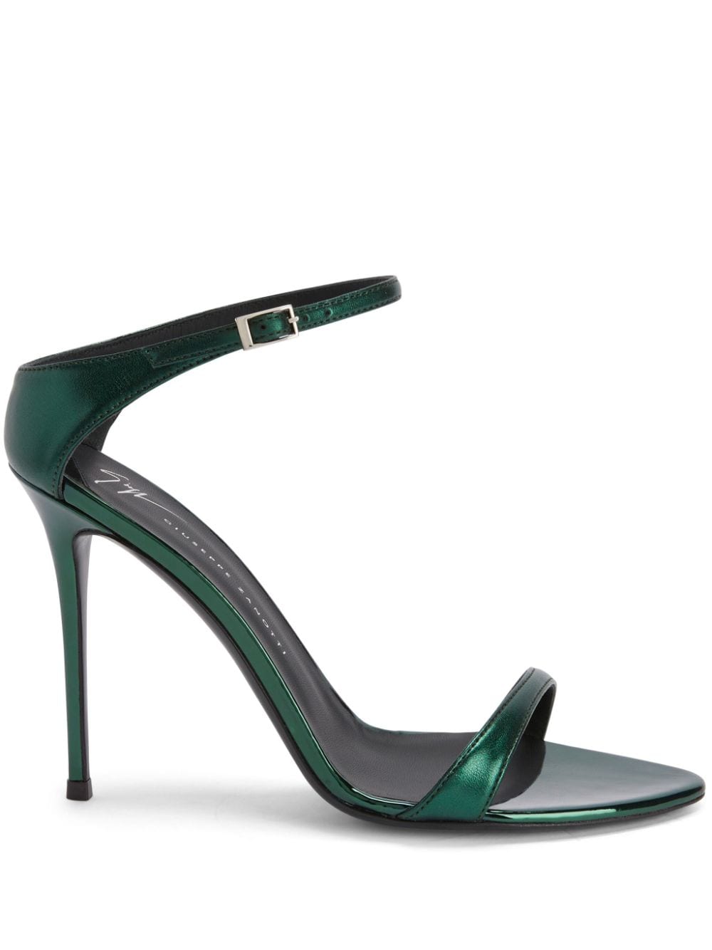 Giuseppe Zanotti Beverlee 105mm satin sandals - Green von Giuseppe Zanotti