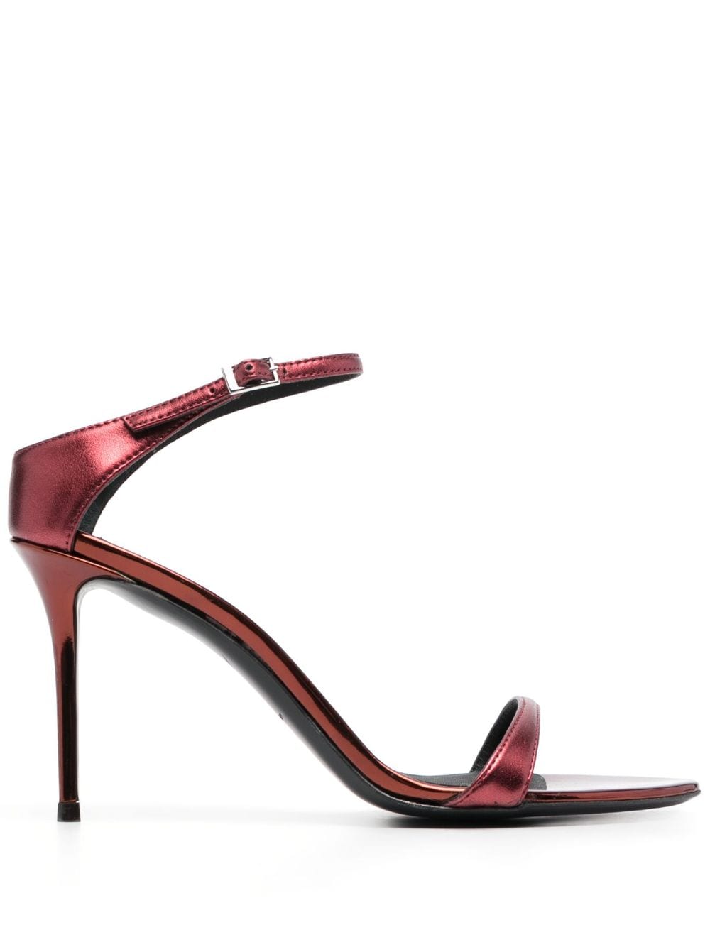 Giuseppe Zanotti Beverlee 90mm metallic-finish sandals - Red von Giuseppe Zanotti