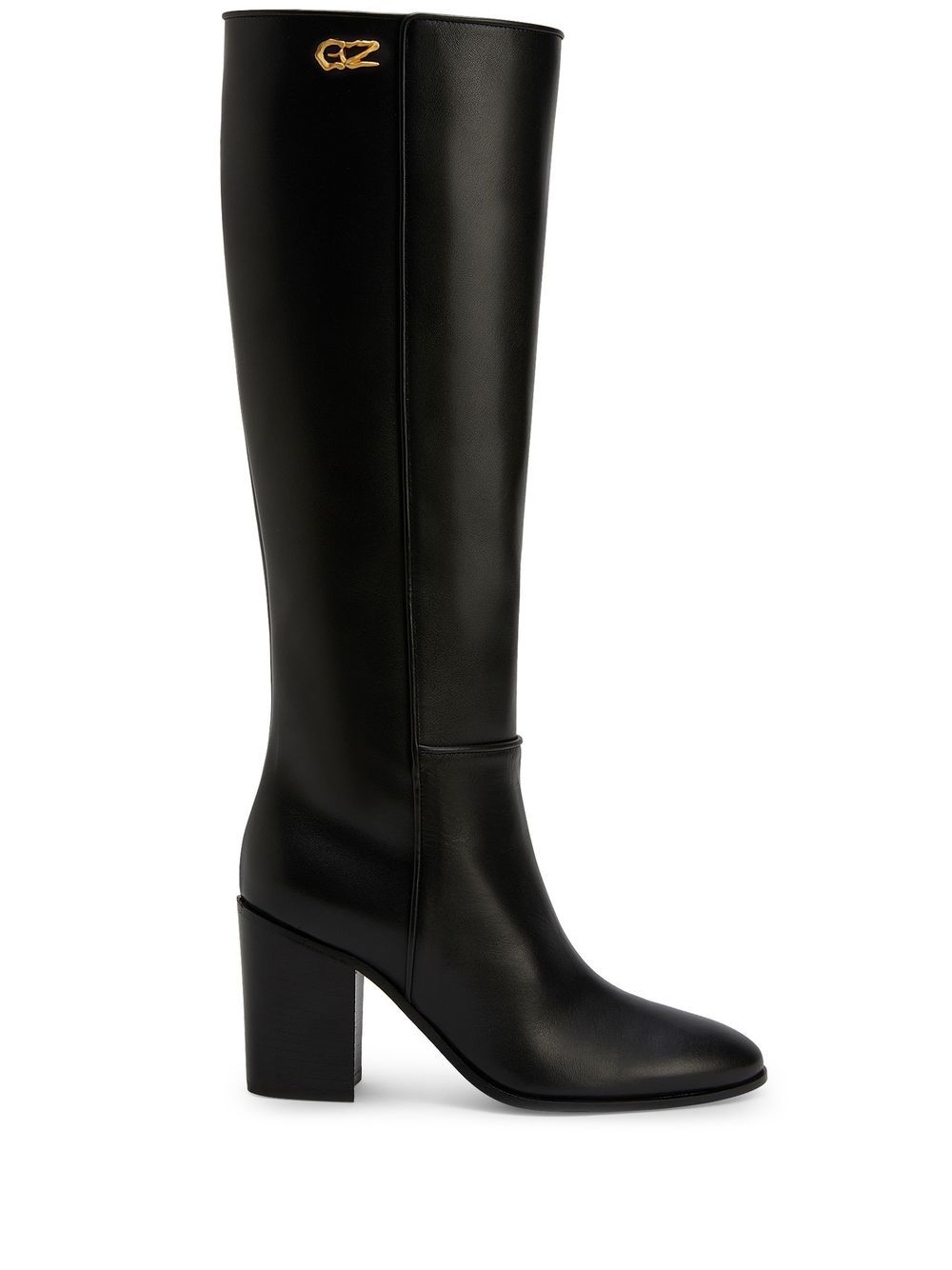 Giuseppe Zanotti Bidane knee-high leather boots - Black von Giuseppe Zanotti