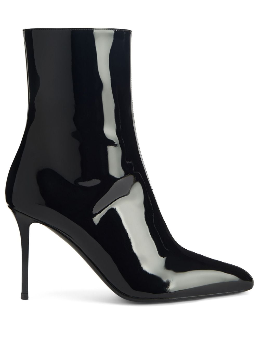 Giuseppe Zanotti Brytta 90mm patent ankle boots - Black von Giuseppe Zanotti