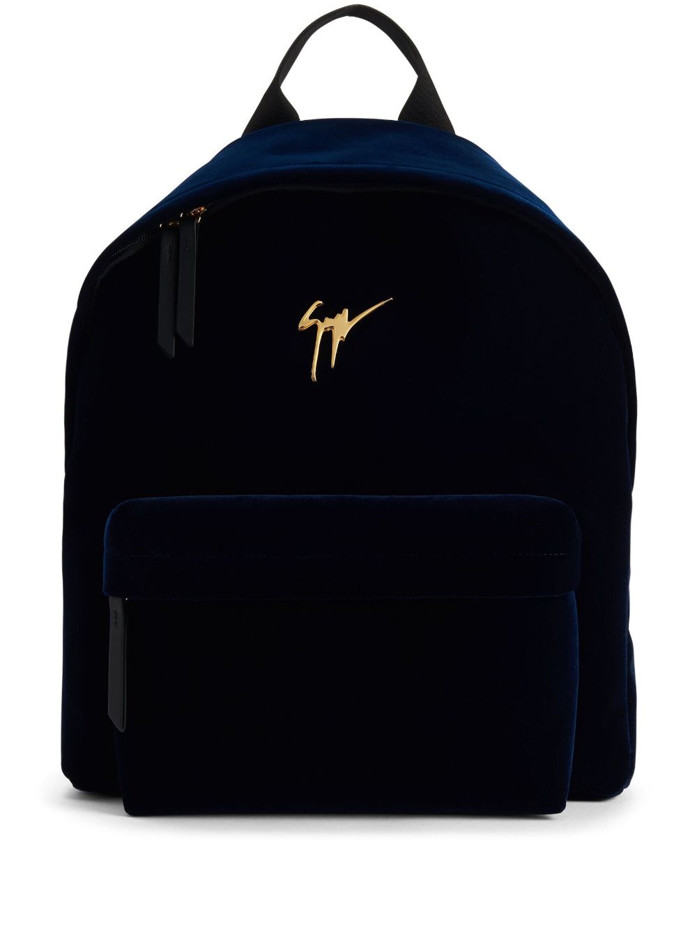 Giuseppe Zanotti Bud logo-plaque backpack - Blue von Giuseppe Zanotti