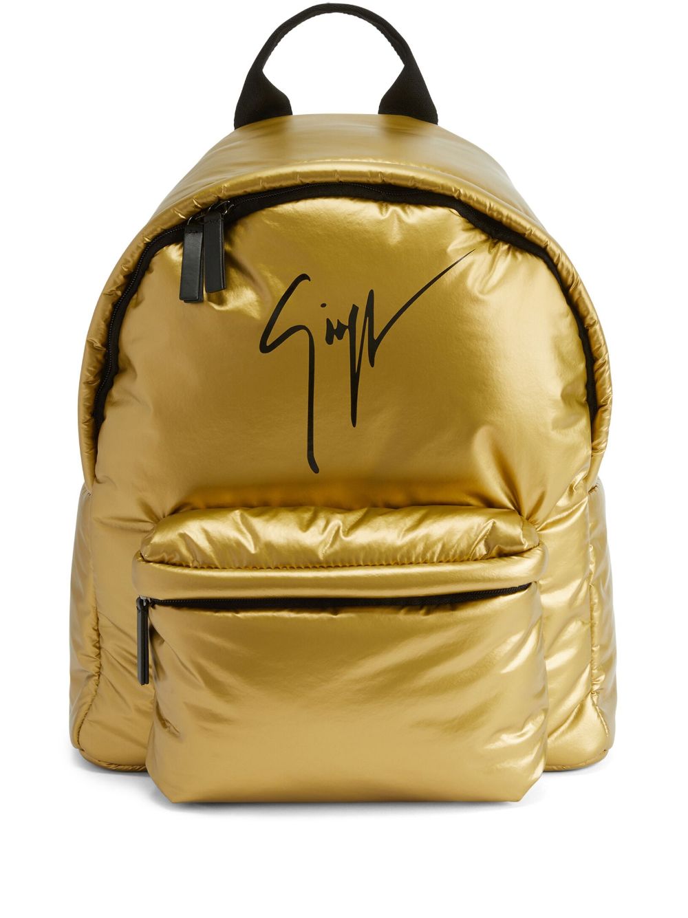 Giuseppe Zanotti Bud signature-embroidery backpack - Gold von Giuseppe Zanotti