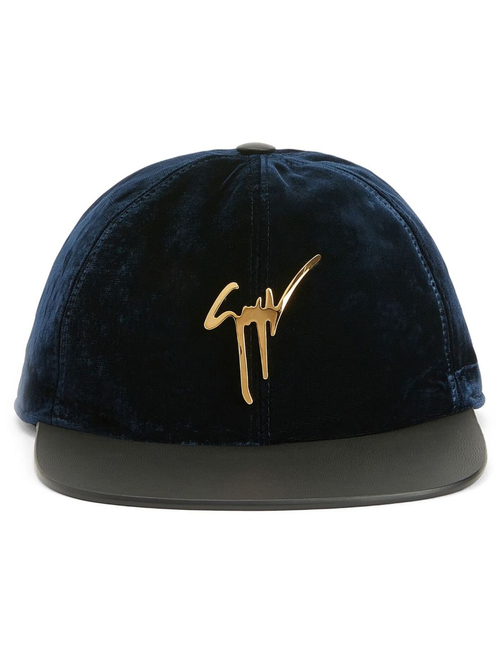 Giuseppe Zanotti Cohen logo-lettering cap - Blue von Giuseppe Zanotti