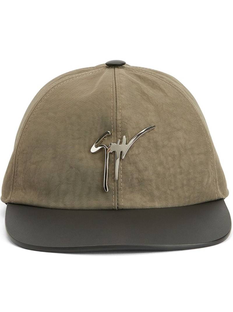 Giuseppe Zanotti Cohen logo-lettering cap - Neutrals von Giuseppe Zanotti