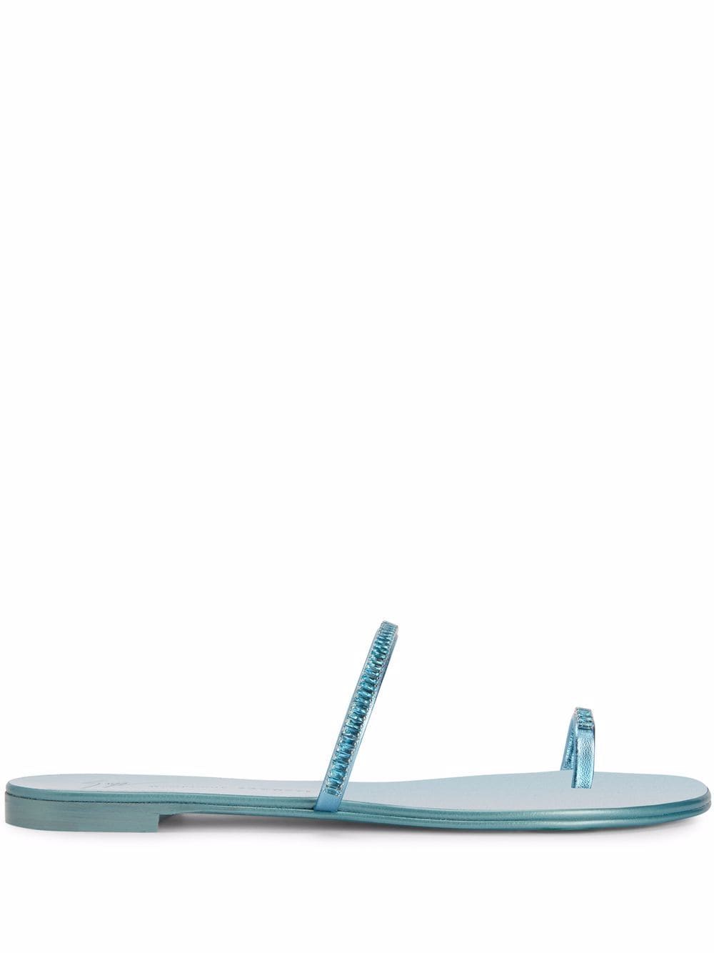 Giuseppe Zanotti Colorful flat sandals - Blue von Giuseppe Zanotti