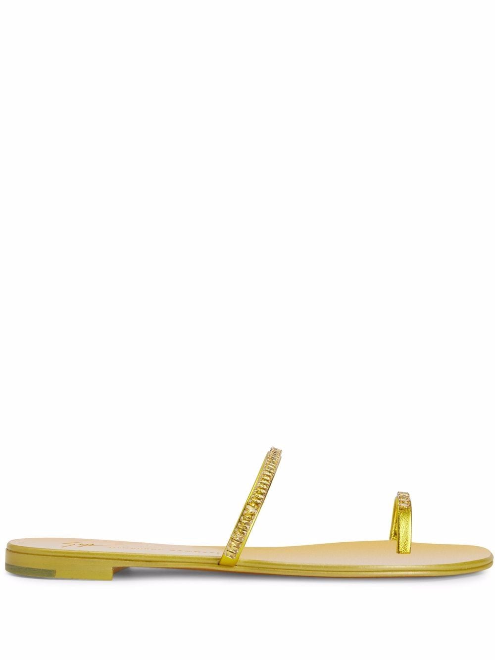 Giuseppe Zanotti Colorful flat sandals - Yellow von Giuseppe Zanotti